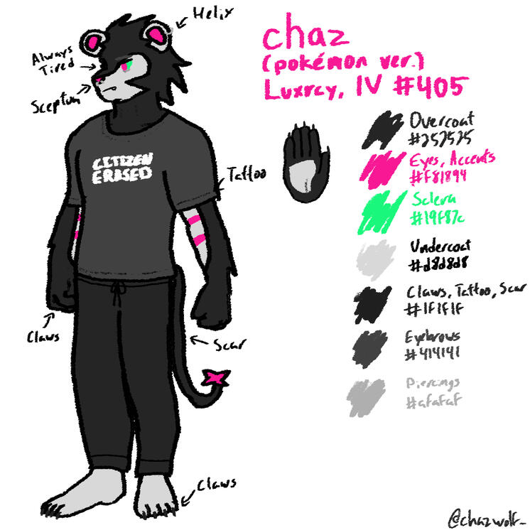 luxray (clothed)